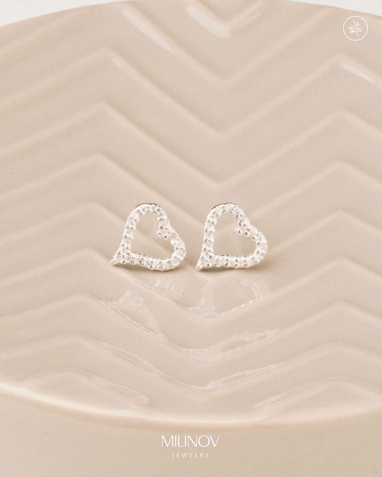 Aretes en cobre con enchape oro 18k